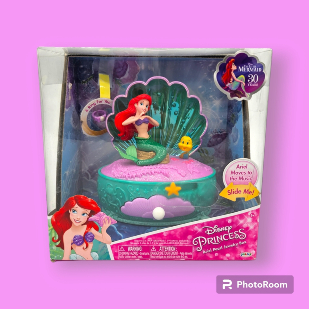 Disney Princess Ariel Pearl Anniversary Jewelry Box - Picture 1 of 14
